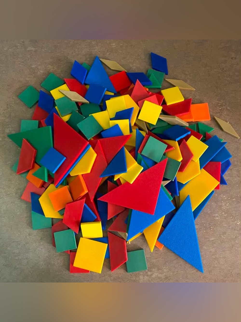 Geometric Math Manipulative Blocks